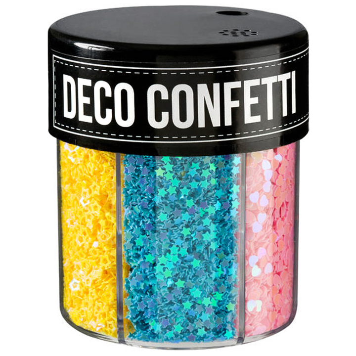 Deco confetti Mix in de groep Creëren & Hobby / Creëren / Knutselen en DIY bij Voorcrea (129397)