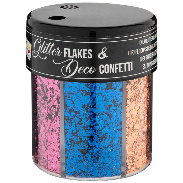 Deco Glitter Confetti in de groep Creëren & Hobby / Creëren / Knutselen en DIY bij Voorcrea (129401)
