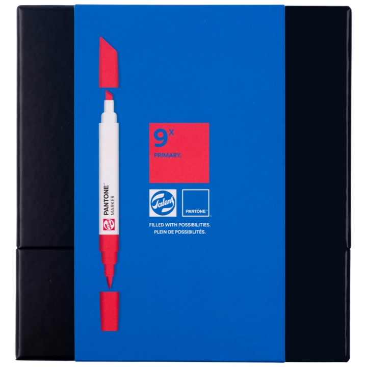 Marker 9-set Primary in de groep Pennen / Kunstenaarspotloden en -stiften / Illustratiemarkers bij Voorcrea (130482)