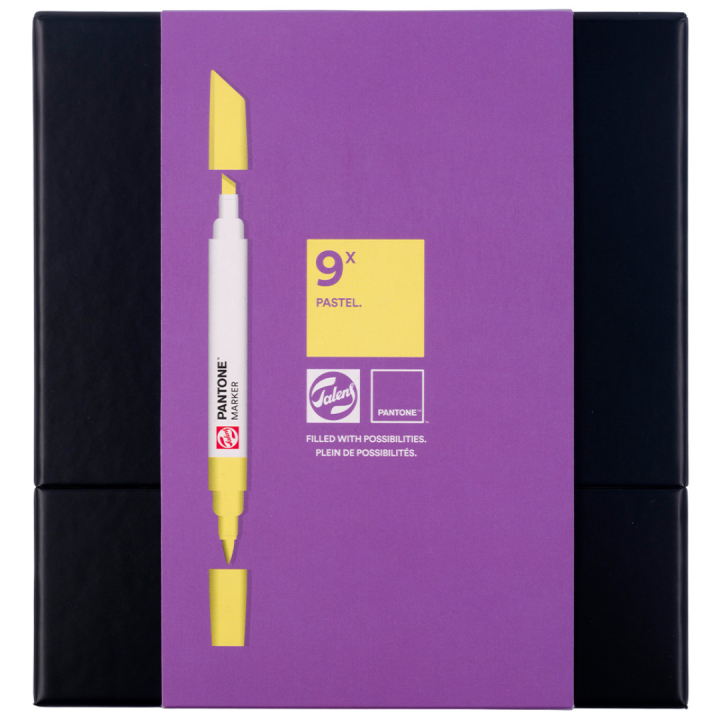 Marker 9-set Pastel in de groep Pennen / Kunstenaarspotloden en -stiften / Illustratiemarkers bij Voorcrea (130495)