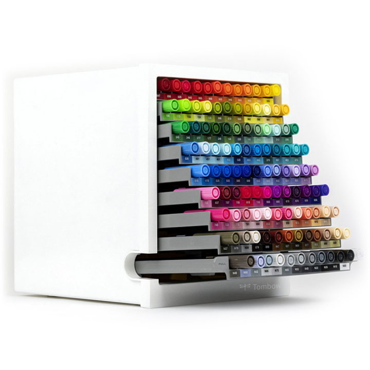 ABT Dual Brush Pen Desktop Organizer 108 stuks in de groep Pennen / Kunstenaarspotloden en -stiften / Brushpennen bij Voorcrea (130748)