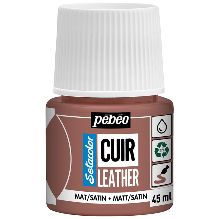 Setacolor Cuir Leather Leerverf 45ml in de groep Creëren & Hobby / Verf / Leerverf bij Voorcrea (130827_r)