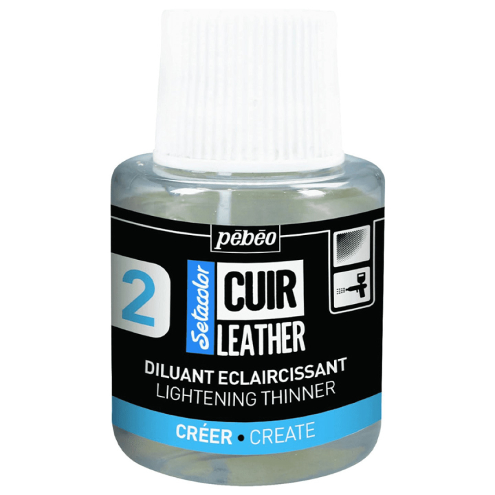 Setacolor Cuir Leather Lightening Thinner 110ml in de groep Creëren & Hobby / Verf / Leerverf bij Voorcrea (130863)
