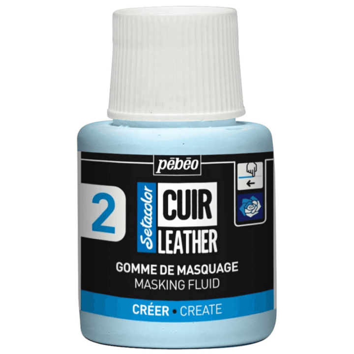 Setacolor Cuir Leather Masking Fluid 110ml in de groep Creëren & Hobby / Verf / Leerverf bij Voorcrea (130865)