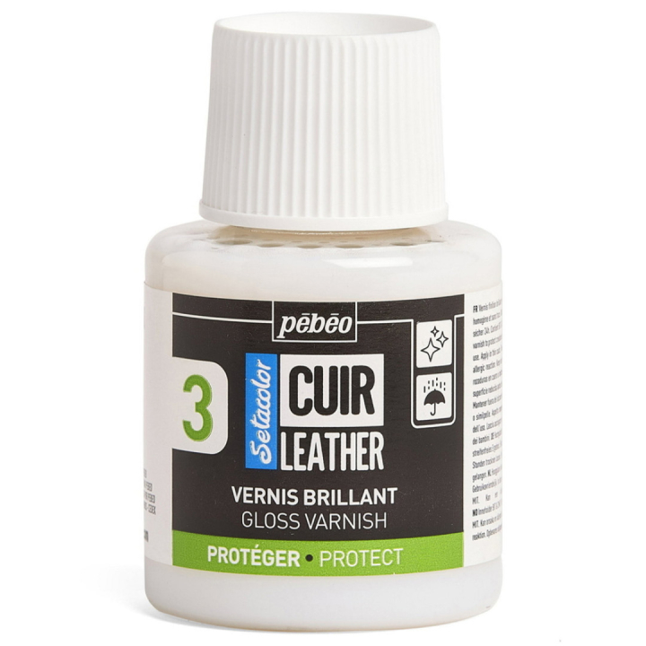 Setacolor Cuir Leather Gloss Varnish 110ml in de groep Creëren & Hobby / Verf / Leerverf bij Voorcrea (130867)