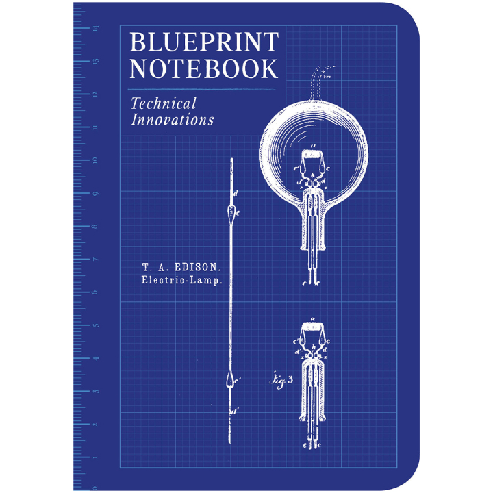 Blueprint Notebook: Technical Innovations in de groep Papier & Blokken / Schrijven en noteren / Notitieboeken bij Voorcrea (131112)