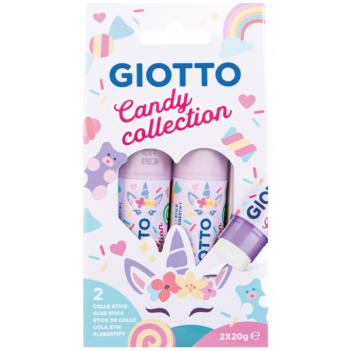 Candy Collection Lijmstift 20g 2 stuks in de groep Kids / Leuk en leerzaam / Lijm voor kinderen bij Voorcrea (131402)
