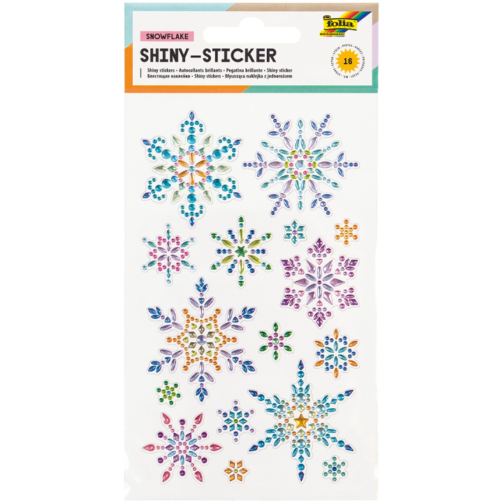 Diamantsticker Sneeuwvlok 1 Vel in de groep Kids / Leuk en leerzaam / Stickers bij Voorcrea (131552)