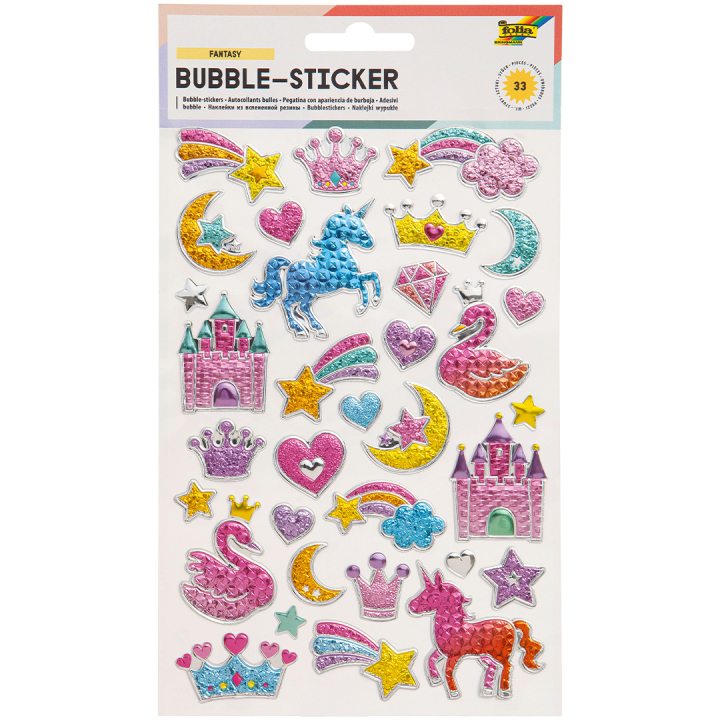 3D Stickers Fantasie 1 Vel in de groep Kids / Leuk en leerzaam / Stickers bij Voorcrea (131564)