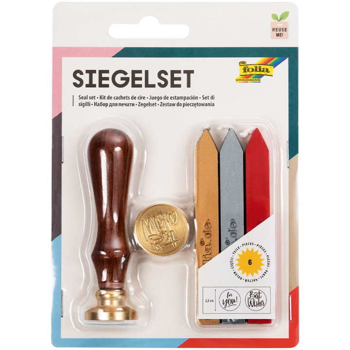 Zegelset 3-pack in de groep Creëren & Hobby / Creëren / Vernis en Zegel bij Voorcrea (131608)