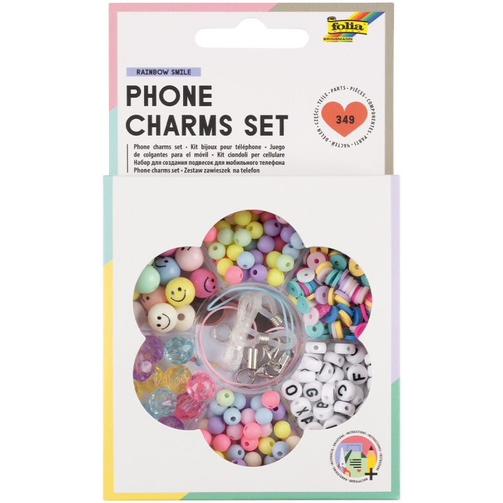 DYI kit kralen voor telefoon 349 stuks in de groep Kids / Leuk en leerzaam / Sieraden maken voor kinderen bij Voorcrea (131618)