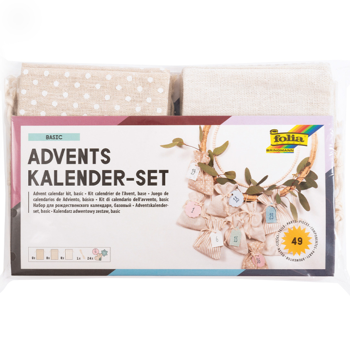 Adventskalender Kit Basic 24-pack in de groep Creëren & Hobby / Creëren / Knutselen en DIY bij Voorcrea (131643)