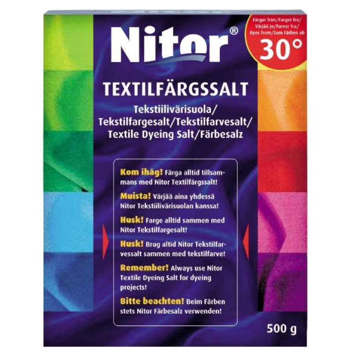 Textielverf Zout 500 g in de groep Creëren & Hobby / Verf / Textielverf en Textielstiften bij Voorcrea (131817)