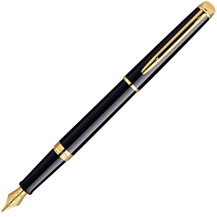 Hémisphère Black/Gold Vulpen  in de groep Pennen / Fine Writing / Vulpennen bij Voorcrea (132009_r)