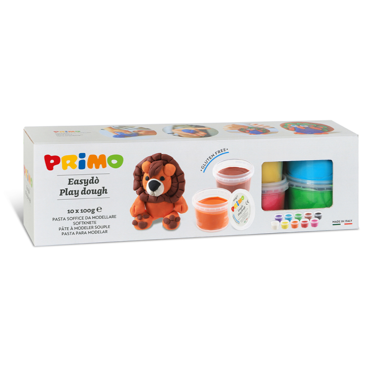 Speeldeeg Soft 10x100g in de groep Kids / Knutselspullen en verf voor kinderen / Creëren met klei bij Voorcrea (132137)