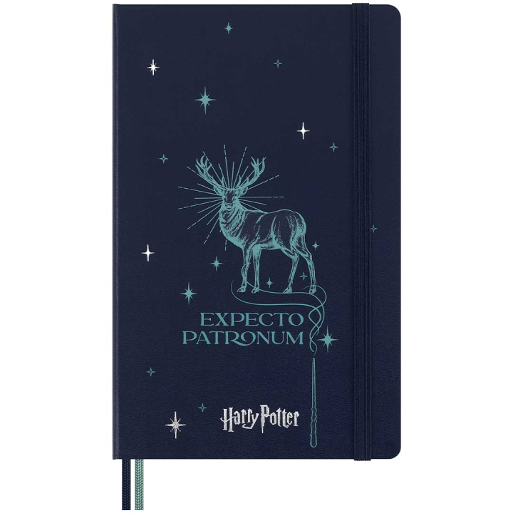 Hard Cover Notebook Large Harry Potter Expecto Patronum in de groep Papier & Blokken / Schrijven en noteren / Notitieboeken bij Voorcrea (132483)