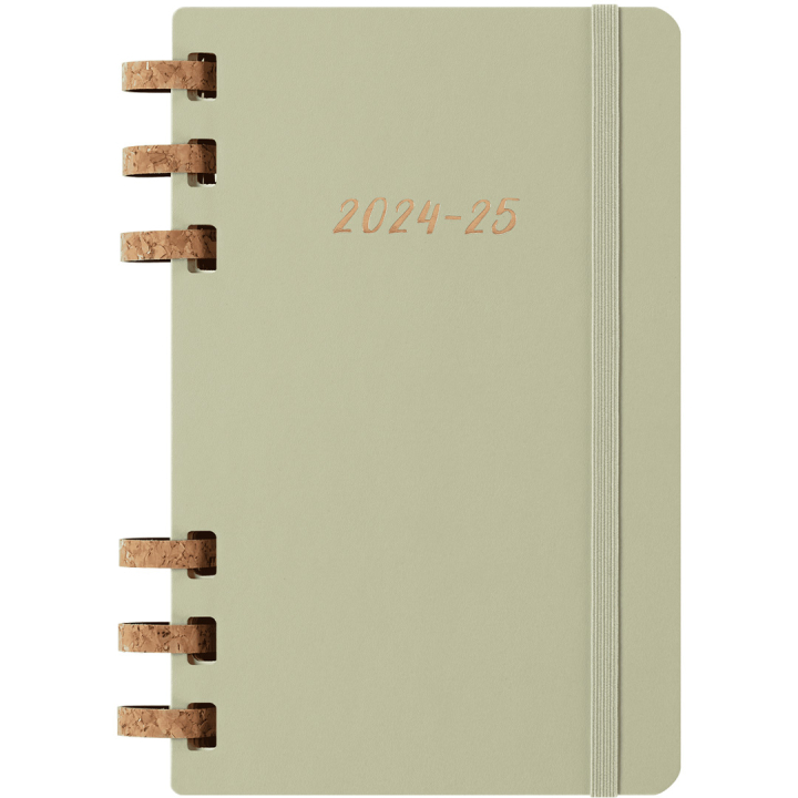 Spiral Planner 12M Hard Cover Large Kiwi Green in de groep Papier & Blokken / Kalenders en agenda's / 12 maanden agenda's bij Voorcrea (132588)