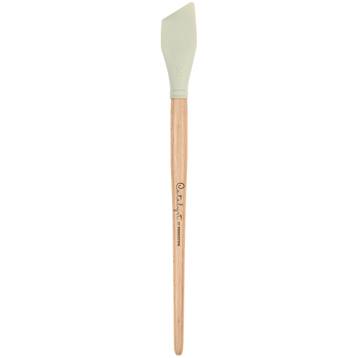 Catalyst Silicone Blade Long Handle No 6 30 mm White in de groep Kunstenaarsmateriaal / Atelier / Paletmessen bij Voorcrea (132799)