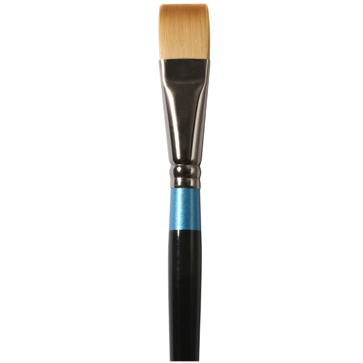 Watercolor brush series 55 Short Flat Nr 3/4 in de groep Kunstenaarsmateriaal / Penselen / Aquarelpenselen bij Voorcrea (132951)