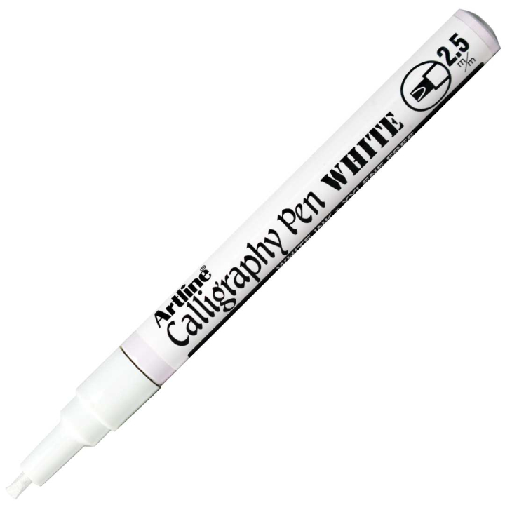 Calligraphy Pen White 2.5 mm in de groep Creëren & Hobby / Kalligrafie / Kalligrafiepennen bij Voorcrea (133147)