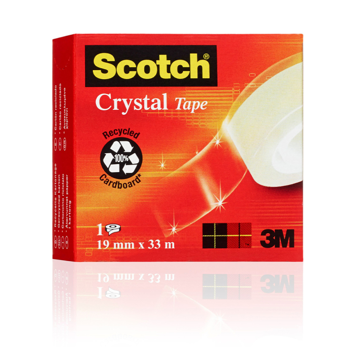 Scotch Crystal tape navulling 19mm x 33m in de groep Creëren & Hobby / Hobbytoebehoren / Plakband bij Voorcrea (133821)