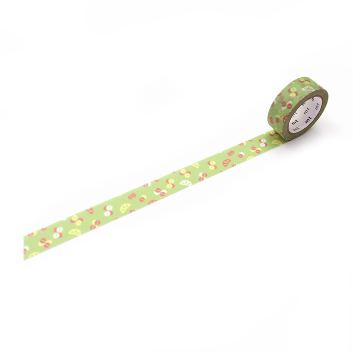 Washi-tape Retro design kamon in de groep Creëren & Hobby / Hobbytoebehoren / Washi Tape bij Voorcrea (134014)