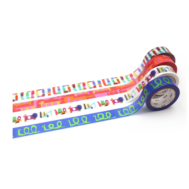 Washi-tape 100th Anniversary Ottaipnu 4-set in de groep Creëren & Hobby / Hobbytoebehoren / Washi Tape bij Voorcrea (134042)