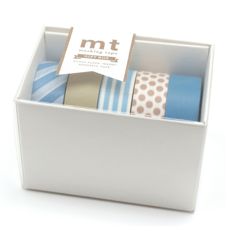 Washitape  Gift Box Grayish in de groep Creëren & Hobby / Hobbytoebehoren / Washi Tape bij Voorcrea (134053)