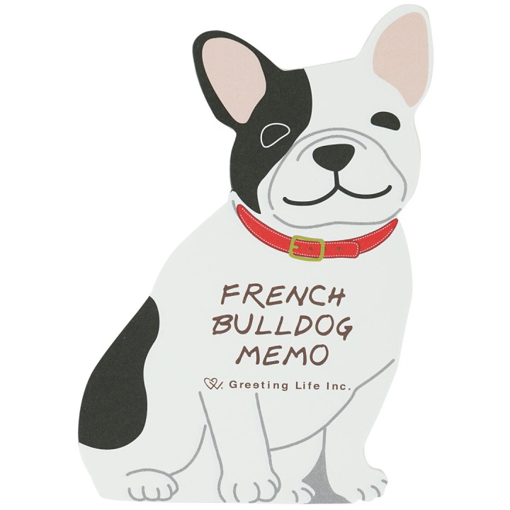 French Bulldog Memo in de groep Papier & Blokken / Schrijven en noteren / Post-it en notitieblokjes bij Voorcrea (134519)