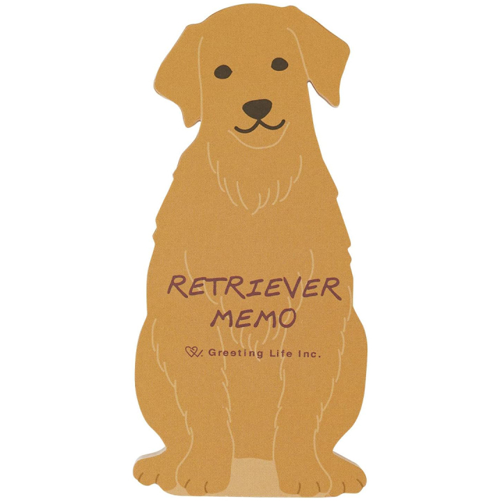 Golden Retriever Memo in de groep Papier & Blokken / Schrijven en noteren / Post-it en notitieblokjes bij Voorcrea (134654)