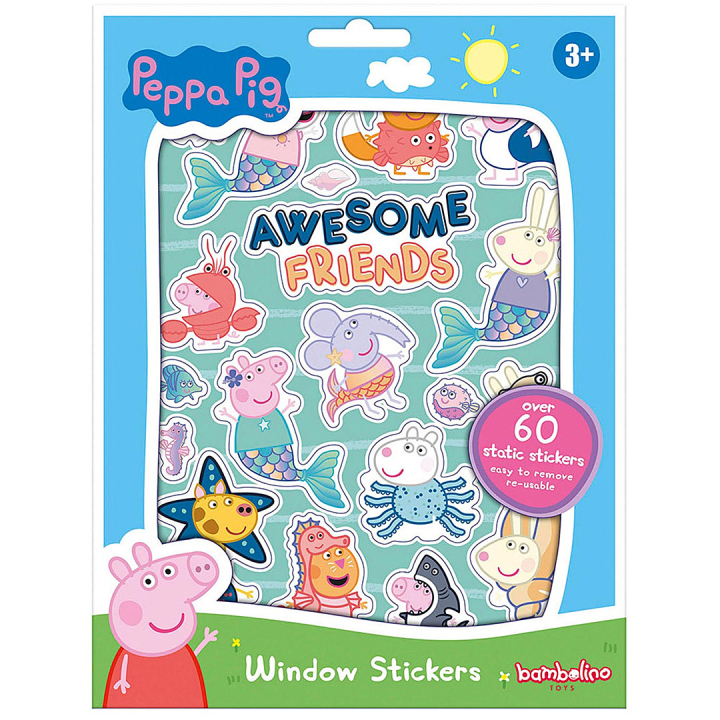 Peppa Pig Raamstickers (3 jaar+) in de groep Kids / Leuk en leerzaam / Stickers voor kinderen bij Voorcrea (134913)