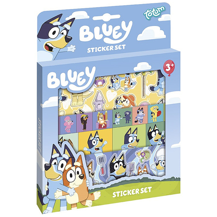 Bluey Stickerset (3 jaar+) in de groep Kids / Leuk en leerzaam / Stickers voor kinderen bij Voorcrea (134916)