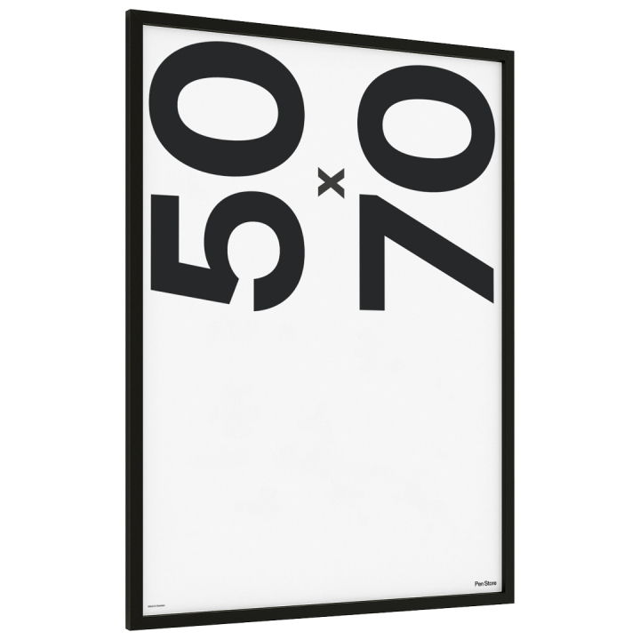 Houten lijst Zwart 50x70 cm in de groep Creëren & Hobby / Organiseren / Lijsten / Zwarte lijsten bij Voorcrea (135088)