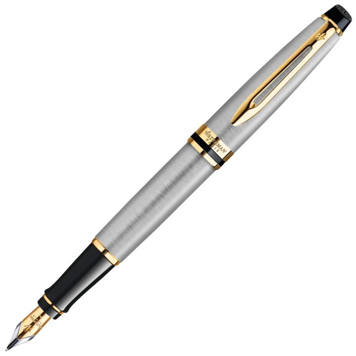 Expert Steel/Gold Vulpen in de groep Pennen / Fine Writing / Vulpennen bij Voorcrea (135459_r)