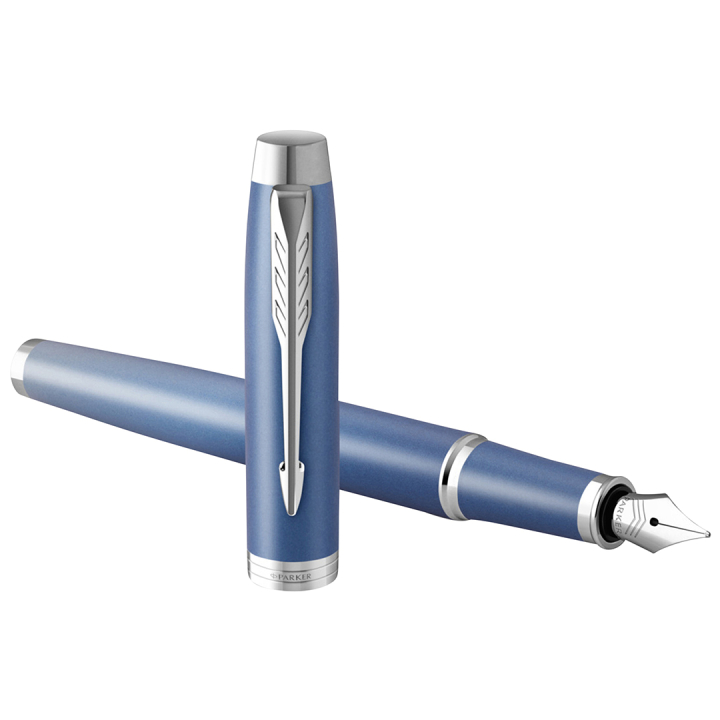 IM Rituals Blue/Chrome Vulpen in de groep Pennen / Fine Writing / Vulpennen bij Voorcrea (135479_r)
