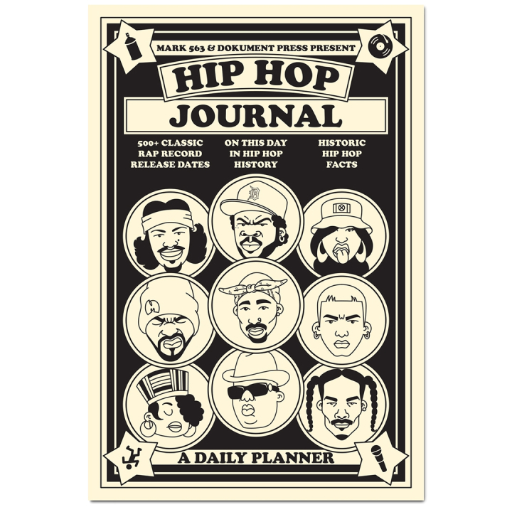 Hip Hop Journal: A Daily Planner in de groep Papier & Blokken / Kalenders en agenda's / 12 maanden agenda's bij Voorcrea (135493)