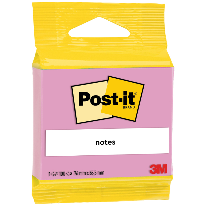 Post-it 63,5x76 Roze in de groep Papier & Blokken / Schrijven en noteren / Post-it en notitieblokjes bij Voorcrea (135553)