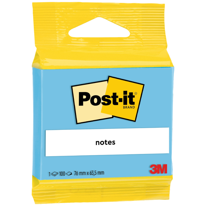 Post-it 63,5x76 Blauw in de groep Papier & Blokken / Schrijven en noteren / Post-it en notitieblokjes bij Voorcrea (135555)