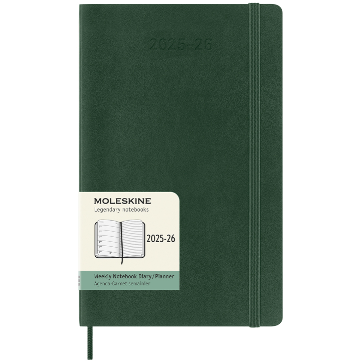Kalender 18M WeekNote Soft Cover Large Myrtle Green in de groep Papier & Blokken / Kalenders en agenda's / 18 maanden agenda's bij Voorcrea (135603)