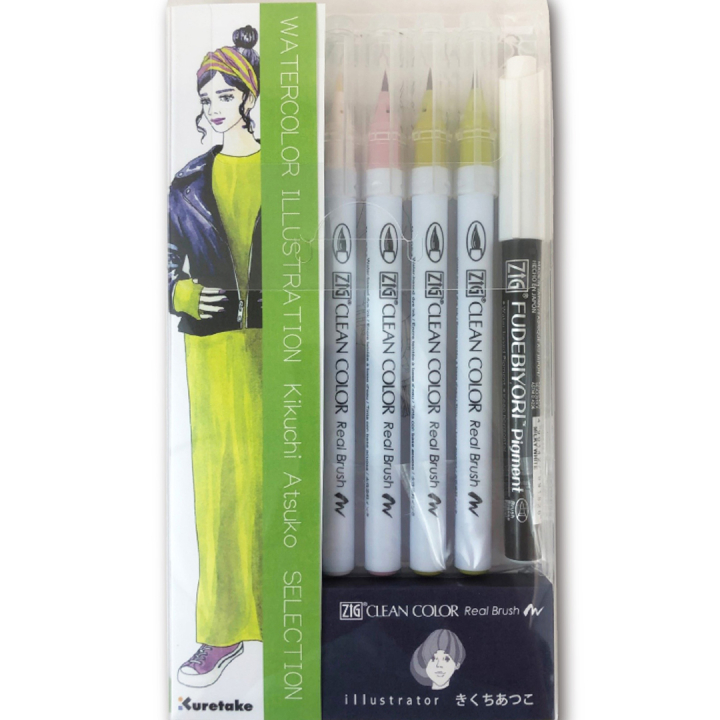 Clean Color Real Brush Illustration 8-set 3 in de groep Pennen / Kunstenaarspotloden en -stiften / Brushpennen bij Voorcrea (135663)