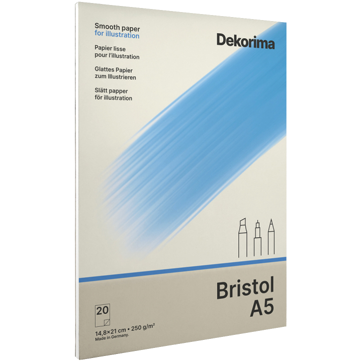 Bristol Paper A5 in de groep Papier & Blokken / Tekenblokken / Teken- en schetsblokken bij Voorcrea (135672)