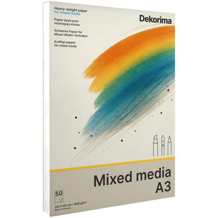 Mixed Media Pad A3 in de groep Papier & Blokken / Tekenblokken / Mixed media-blokken bij Voorcrea (135675)