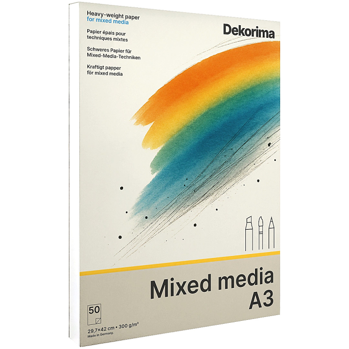 Mixed Media Pad A3 in de groep Papier & Blokken / Tekenblokken / Mixed media-blokken bij Voorcrea (135675)