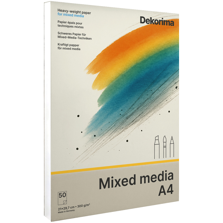 Mixed Media Pad A4 in de groep Papier & Blokken / Tekenblokken / Mixed media-blokken bij Voorcrea (135676)