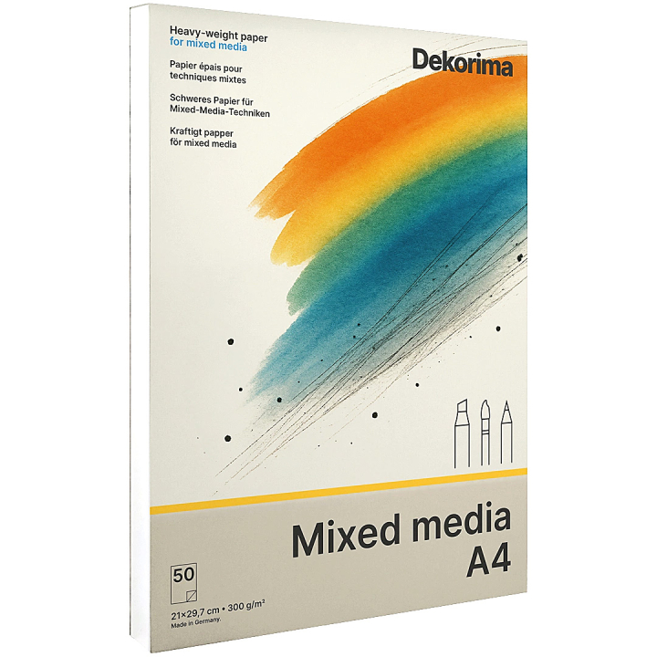 Mixed Media Pad A4 in de groep Papier & Blokken / Tekenblokken / Mixed media-blokken bij Voorcrea (135676)