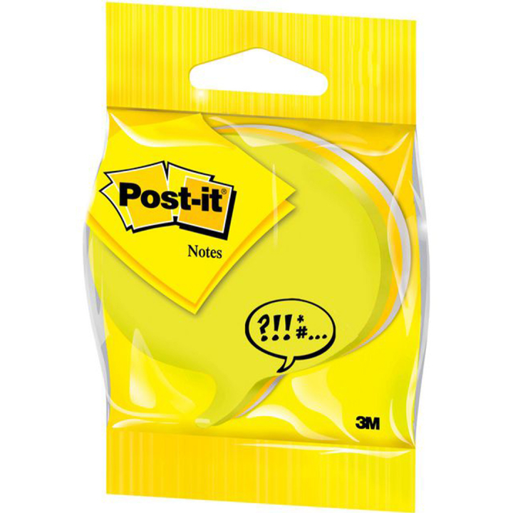 Post-it 70x70 Gele/Witte Tekstballon in de groep Papier & Blokken / Schrijven en noteren / Post-it en notitieblokjes bij Voorcrea (135709)