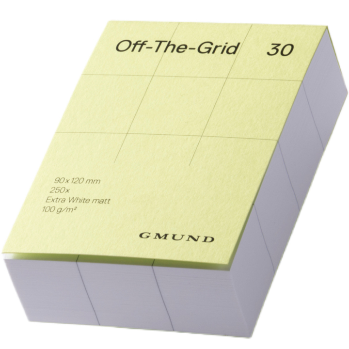Off-The-Grid 30 - Lime in de groep Papier & Blokken / Schrijven en noteren / Schrijfblokken en schriften bij Voorcrea (135786)
