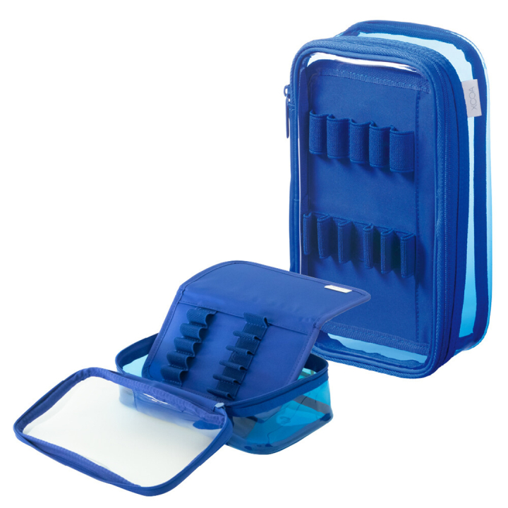 Pennenetui Transparent Blauw in de groep Pennen / Accessoires voor pennen / Etuis en hoezen bij Voorcrea (135797)
