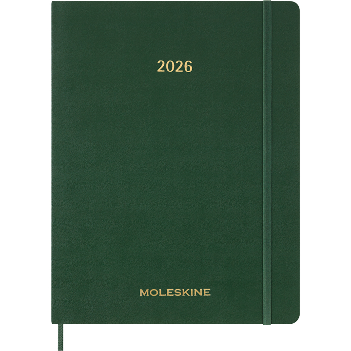 Kalender 12M Weekly Vertical 2026 Hardcover XXL Myrtle Green in de groep Papier & Blokken / Kalenders en agenda's / 12 maanden agenda's bij Voorcrea (136135)