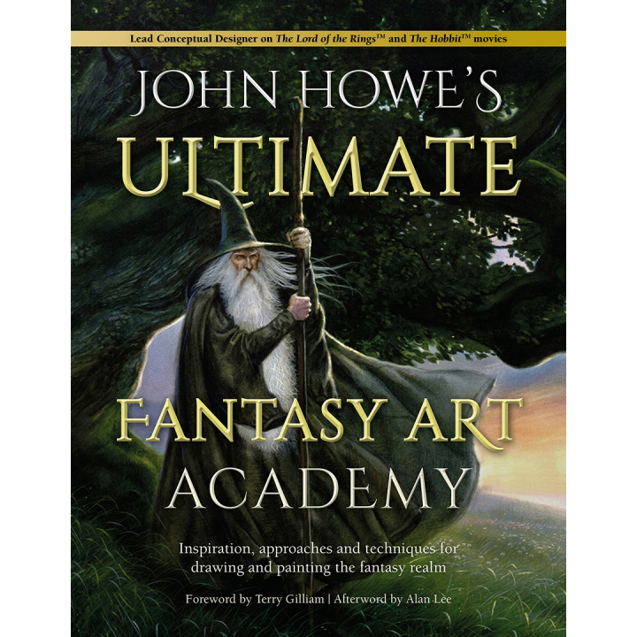John Howe's Ultimate Fantasy Art Academy in de groep Creëren & Hobby / Boeken / Inspiratieboeken bij Voorcrea (136290)